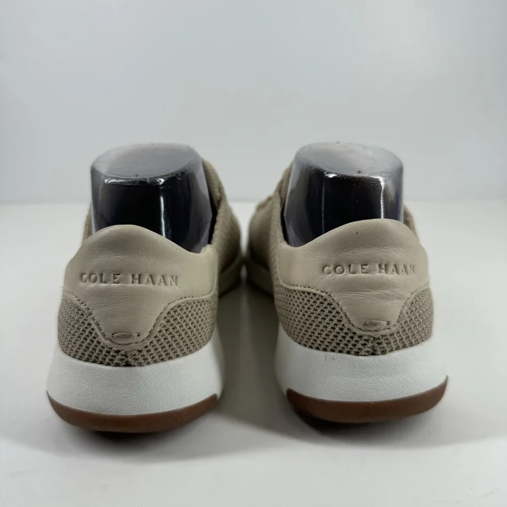 Cole Haan GrandPrø Tennis Stitchlite Men's US 9M Beige Knit Sneakers C26629